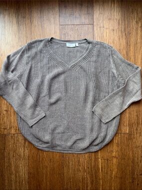 RD Style Women’s V-Neck Knit Sweater Size XL